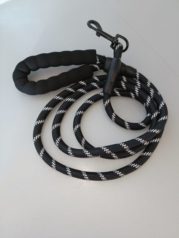 Gepolsterte Hundeleine Reflektierend 1,5-2Meter lang 12mm mittlere u große Hunde – Bild 9